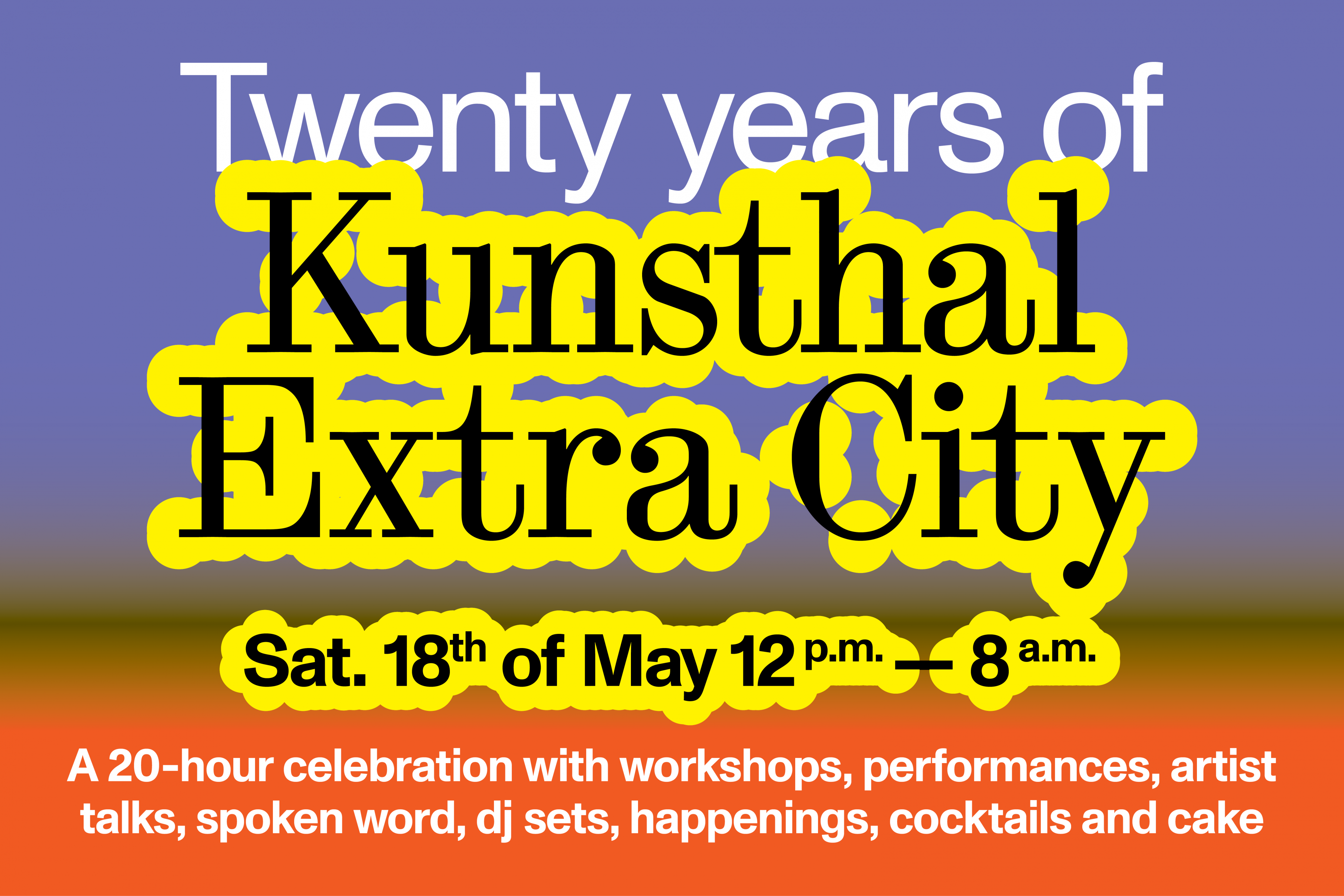 20 YEARS KUNSTHAL EXTRA CITY – Antwerp Art